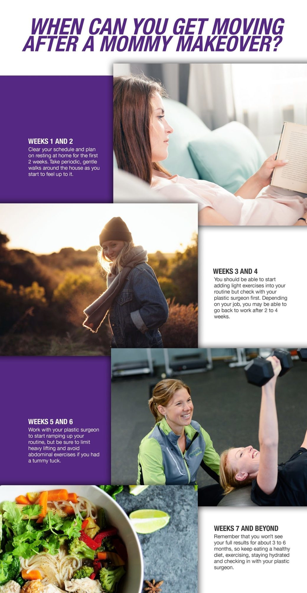 When Can You Get Moving After a Mommy Makeover [Infographic]