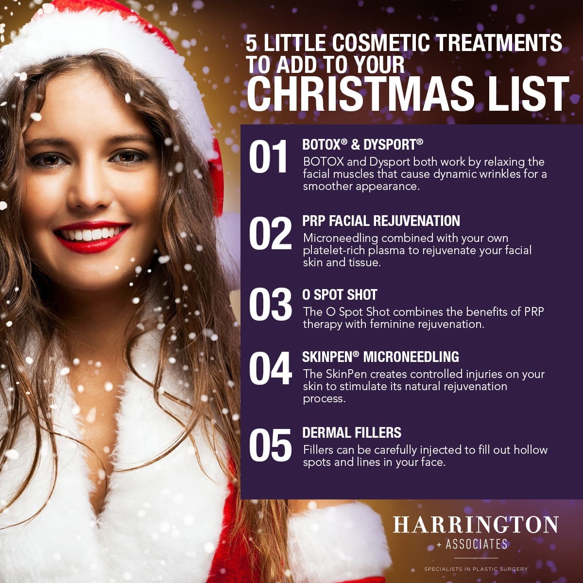 5 Little Cosmetic Treatments To Add To Your Christmas List [Infographic]