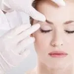 woman getting botox