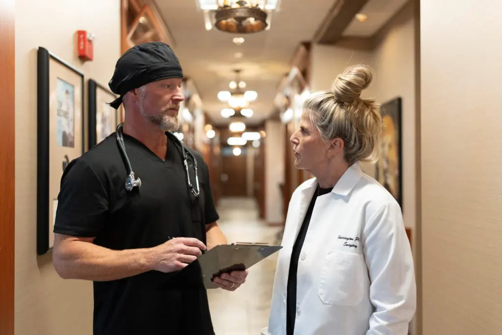 Dr. Harrington and Chad